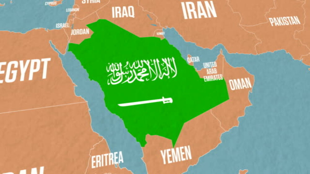 خريطة مدن المملكة العربية السعودية
